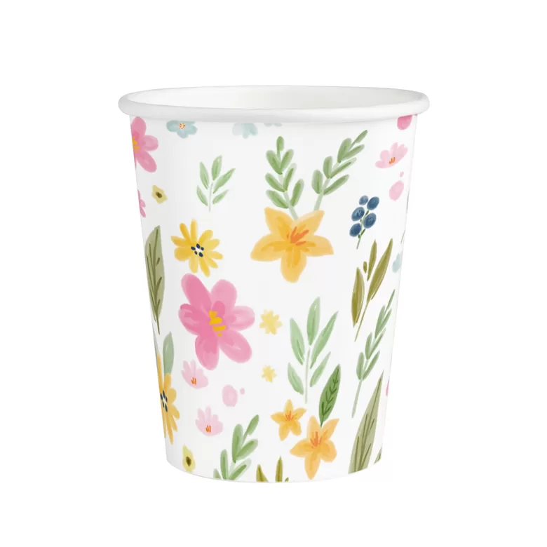 Puodeliai „Wildflowers“, 270 ml, 6 vnt.