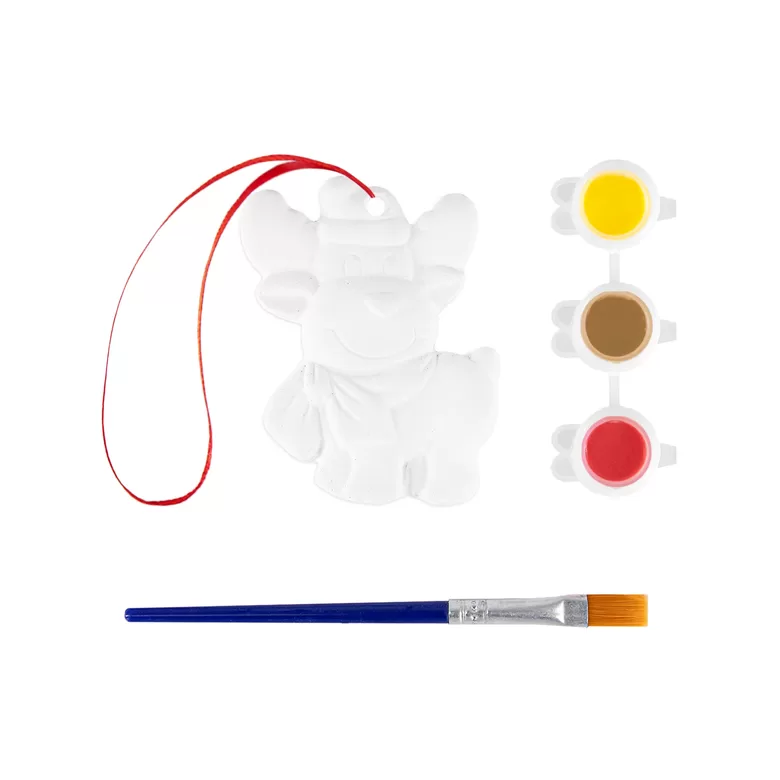 Gipso žaisliukas „Elniukas“ – dažomas, DIY rinkinys