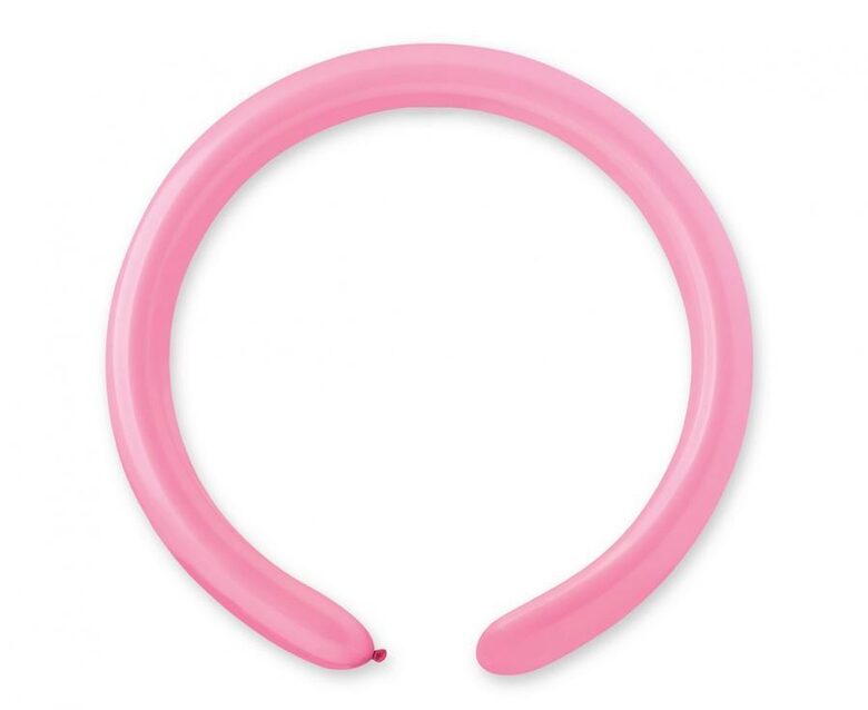 Modeliavimo balionai Gemar rožiniai 260, 100 vnt.