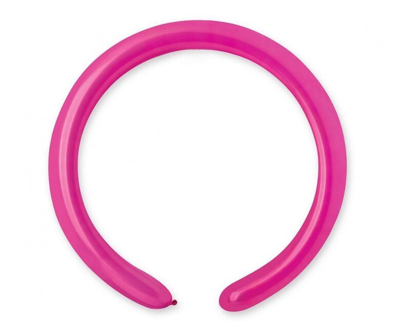 Modeliavimo balionai Gemar tamsiai rožiniai 260, 100 vnt.