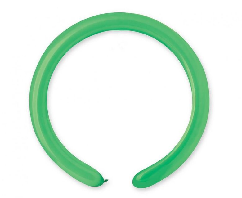 Modeliavimo balionai Gemar žali 260, 100 vnt.