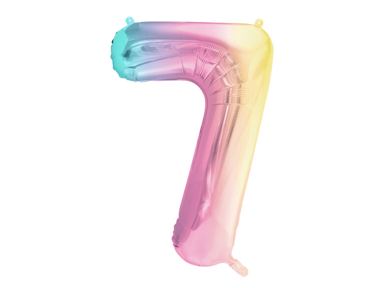 Folinis balionas "7" - 86 cm 