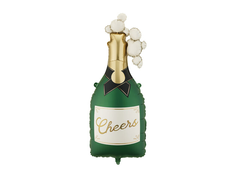 Folinis balionas „Champagne“ 93 cm tamsiai žalias