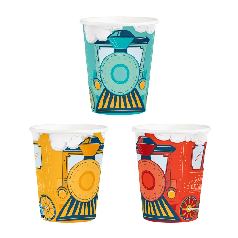 Puodeliai „Traukinukas“ 270 ml, 6 vnt.