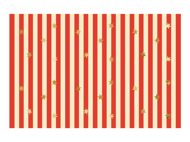 Popierinė staltiesė „Žvaigždės ir juostos“, mix, 180 x 120 cm