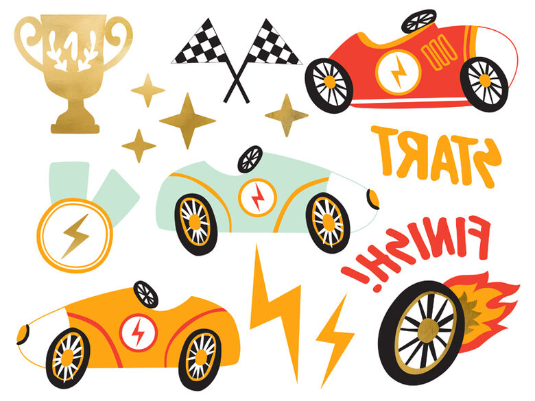 Laikinos tatuiruotės „Automobiliukai“ (11 vnt)
