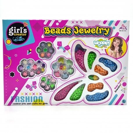 Papuošalų kūrimo rinkinys WOOPIE ART&FUN Beads Jewelry
