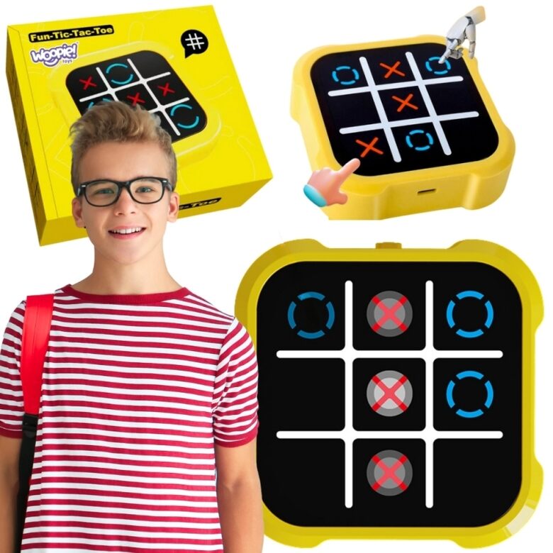 WOOPIE Elektroninis Žaidimas „Kryžiukai–Nuliukai“ 4in1