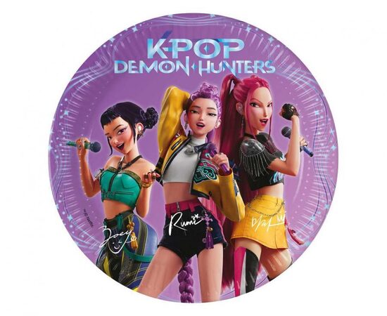 K-POP lėkštės (20 cm/8 vnt)