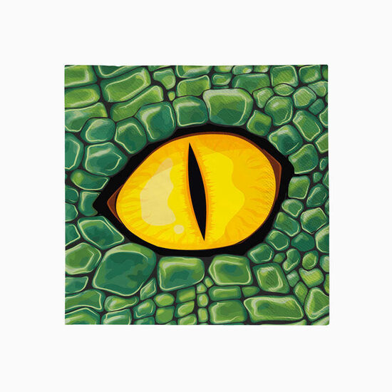 Popierinės servetėlės DINOSAURS (33x33  cm, 30 vnt)