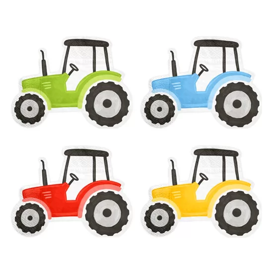 Popierinės servetėlės „Ferma“, 12 vnt. (32 × 32 cm)