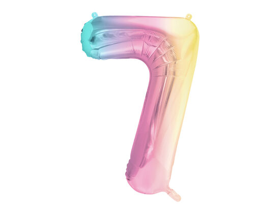 Folinis balionas "7" - 86 cm 