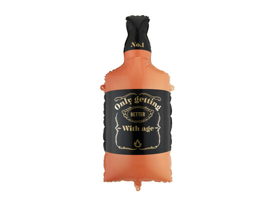 Folinis balionas „Whisky Bottle“ 86 cm