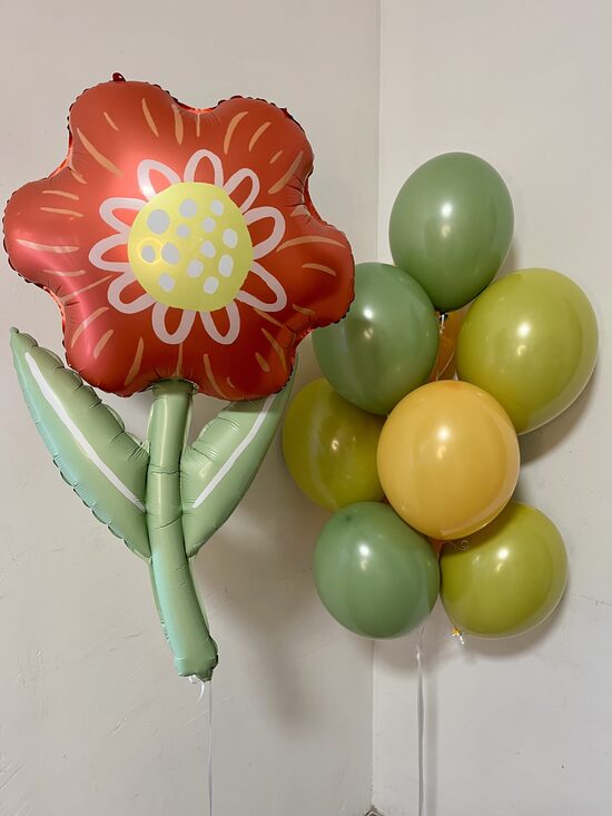 Balionų kompozicija "Gėlė"