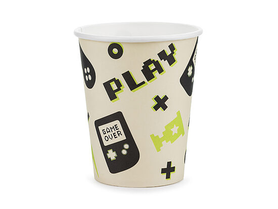 Puodeliai Gamer, 220 ml, mix (6 vnt.)
