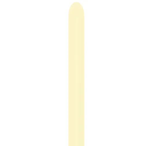 Modeliavimo balionai Sempertex Matte Yellow, 50 vnt