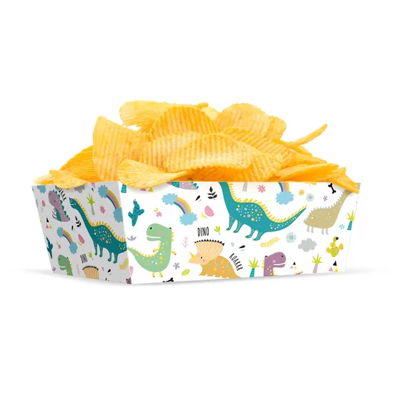 . Traškučių dėžutės „Dinozaurai“ 15x6 cm, 3 vnt.