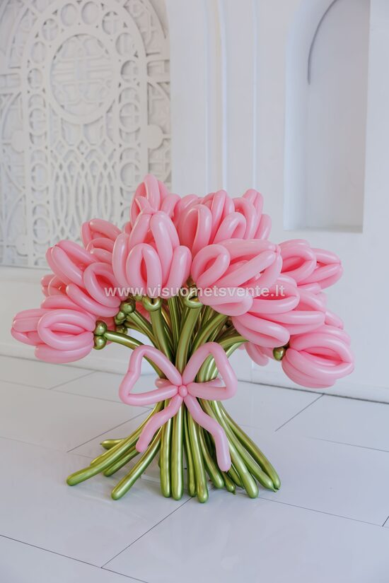 Balionų puokštė "Tulpė XXL"