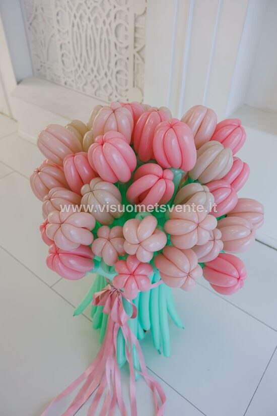 Balionų puokštė "Tulpės" 