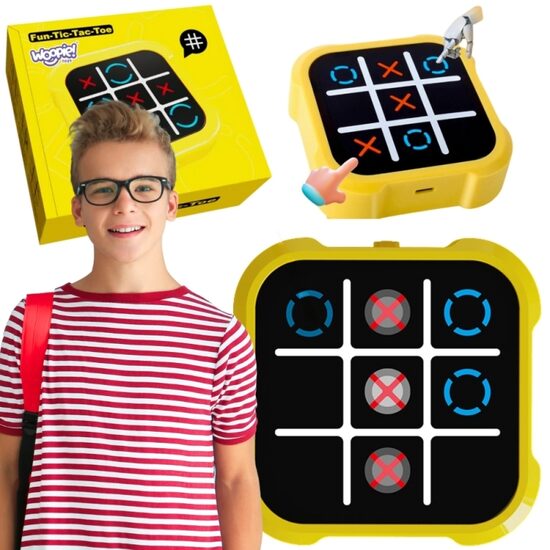 WOOPIE Elektroninis Žaidimas „Kryžiukai–Nuliukai“ 4in1