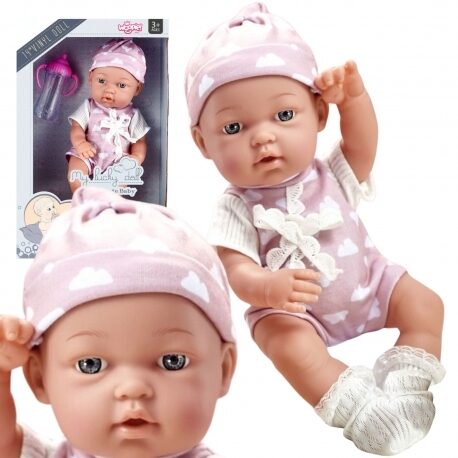 WOOPIE ROYAL lėlė kūdikėlis 36 cm su buteliuku