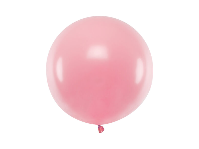 Baby Pink atspalvio balionai - 60 cm 