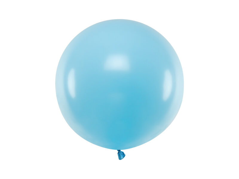 Light Blue atspalvio balionai (60 cm)
