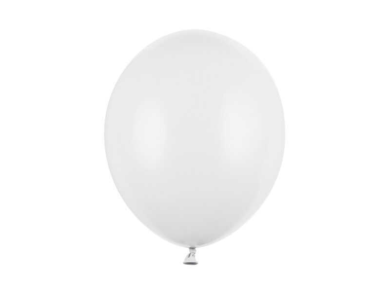 Pure White atspalvio balionai (30 cm)