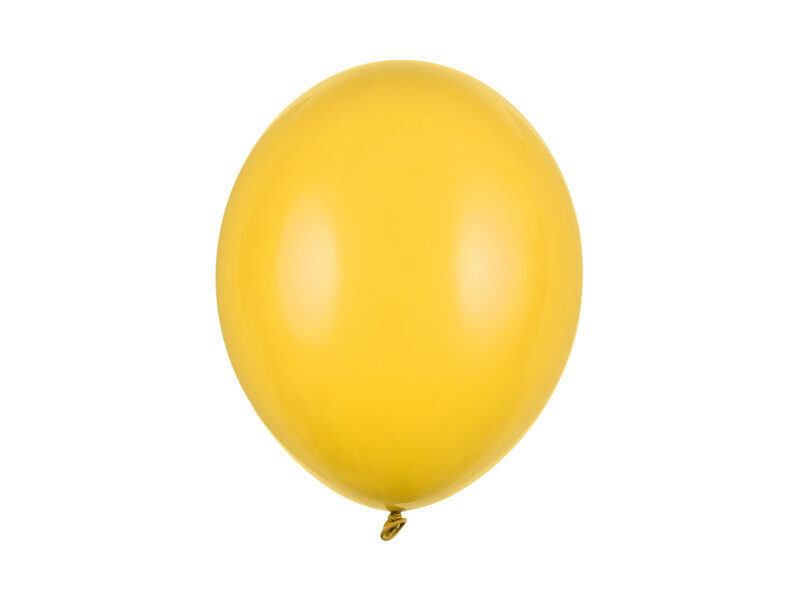 Honey Yellow atspalvio balionai (30 cm) - 100 vnt