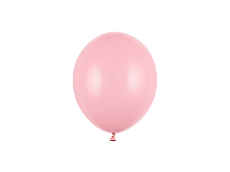Baby pink atspalvio balionai (12 cm) - 100 vnt